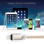 Cáp sạc đồng bộ dữ liệu 1m 108 lõi đồng 8 chân sang USB cho iPhone, iPad