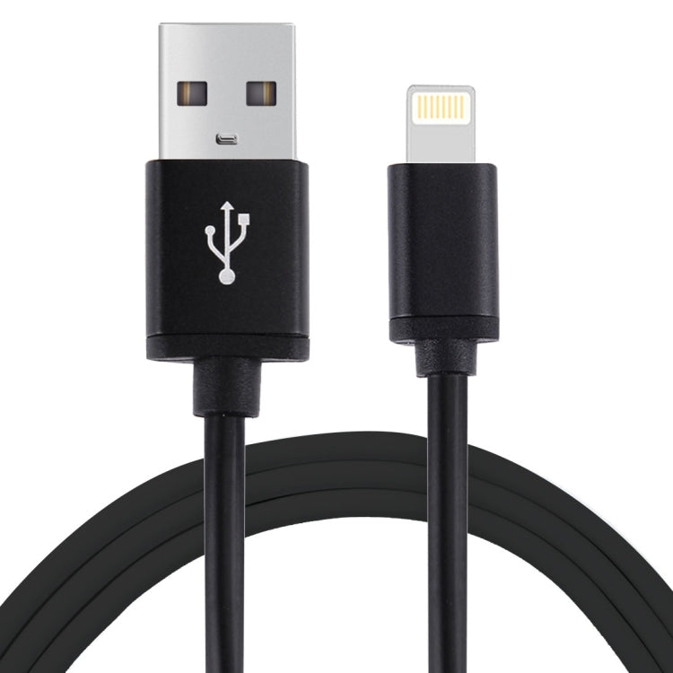 Cáp sạc đồng bộ dữ liệu 1m 3A 8 chân sang USB cho iPhone, iPad, đường kính 4 cm