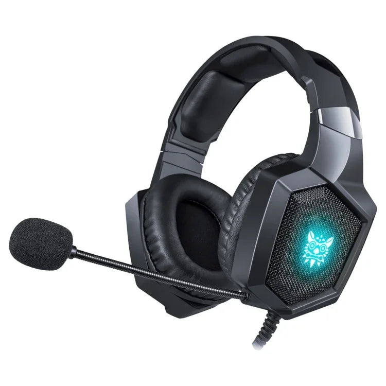 Tai nghe chơi game ONIKUMA K8 chụp tai, âm bass stereo vòm có micro & đèn LED