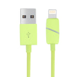 Cáp đồng bộ dữ liệu 1m kiểu hộp quà cuộn tròn 8 chân sang USB có đèn báo cho iPhone, iPad