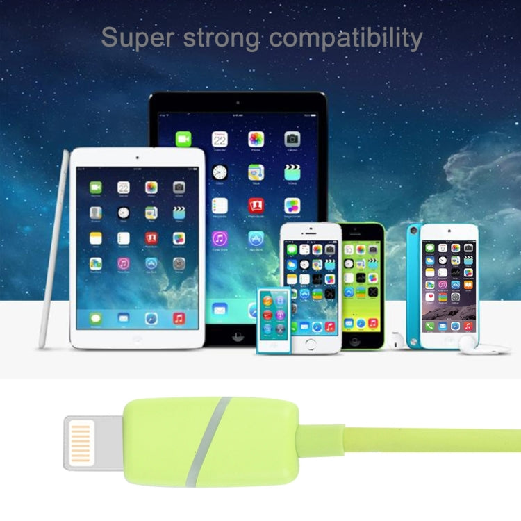Cáp đồng bộ dữ liệu 1m kiểu hộp quà cuộn tròn 8 chân sang USB có đèn báo cho iPhone, iPad