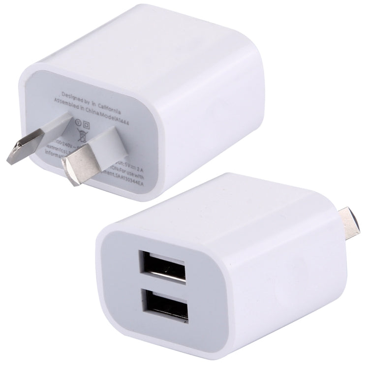 Bộ Sạc 5V 2A Tương Thích Cao 2 Cổng USB, Phích Cắm AU
