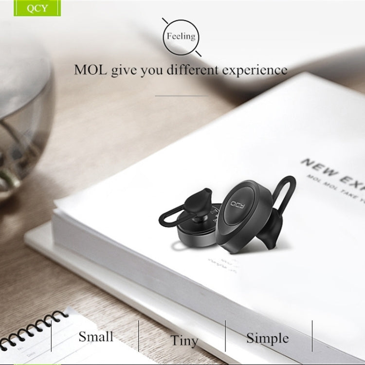 QCY J11 Tai nghe Bluetooth không dây đa năng 4.1 có mic cho điện thoại thông minh hoặc các thiết bị Bluetooth khác, Khoảng cách Bluetooth hiệu quả: 10M