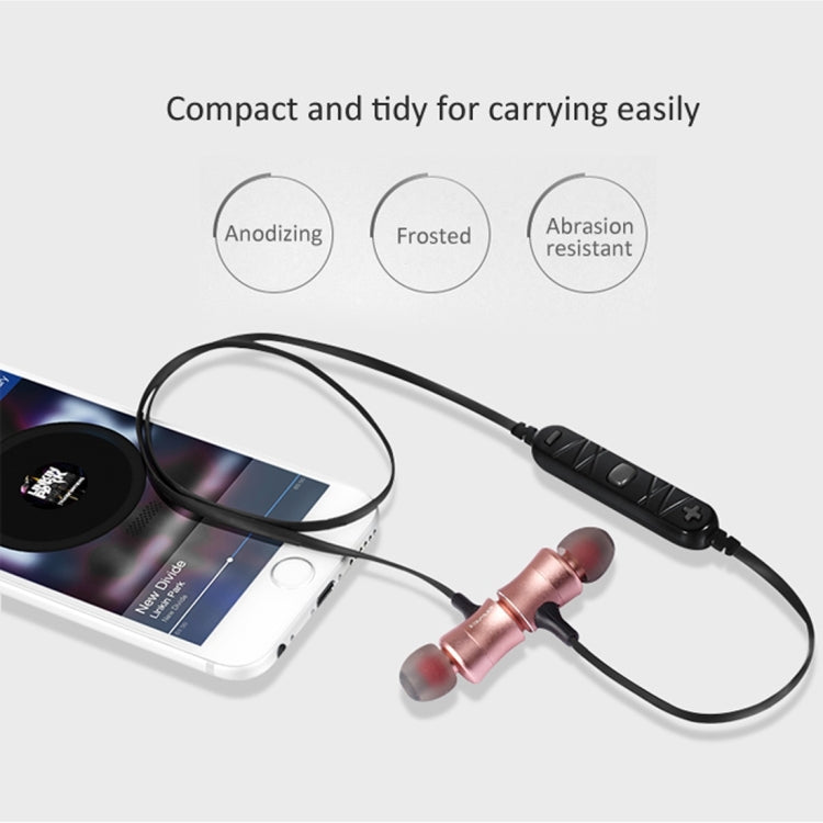 AWEI A921BL Tai nghe thể thao Bluetooth từ tính không dây có điều khiển dây + mic