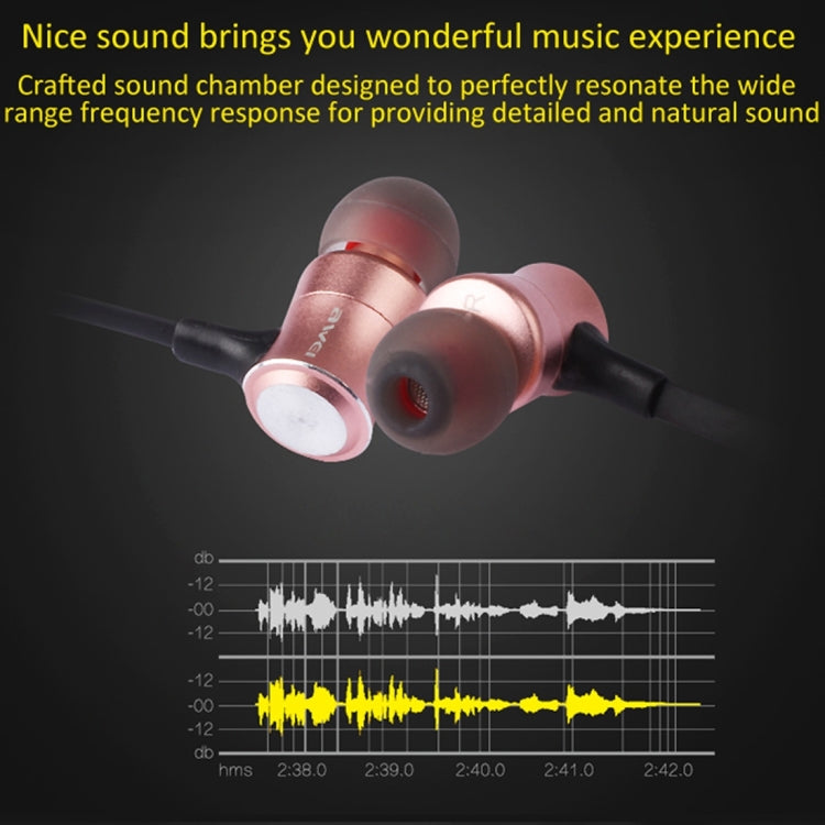 AWEI A921BL Tai nghe thể thao Bluetooth từ tính không dây có điều khiển dây + mic