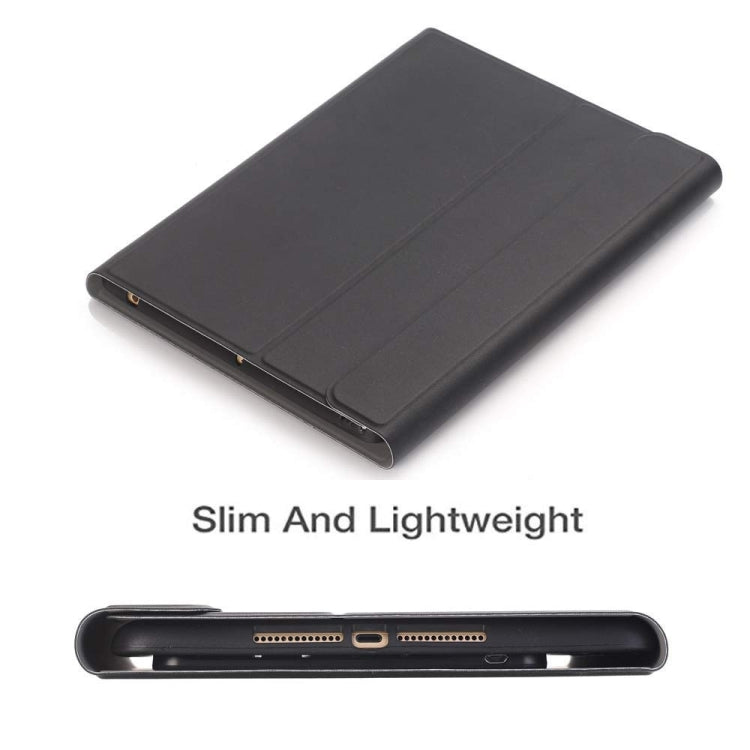 Bàn phím Bluetooth tháo rời + Bao da máy tính bảng gập ngang có giá đỡ & ngăn đựng bút cho iPad Pro 9.7 inch, iPad Air, iPad Air 2, iPad 9.7 inch (2017), iPad 9.7 inch (2018), A07B Xanh dương, A07B Vàng hồng, A07B Đen, A07B Vàng