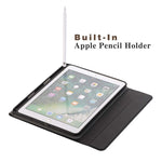 Bàn phím Bluetooth tháo rời + Bao da máy tính bảng gập ngang có giá đỡ & ngăn đựng bút cho iPad Pro 9.7 inch, iPad Air, iPad Air 2, iPad 9.7 inch (2017), iPad 9.7 inch (2018), A07B Xanh dương, A07B Vàng hồng, A07B Đen, A07B Vàng