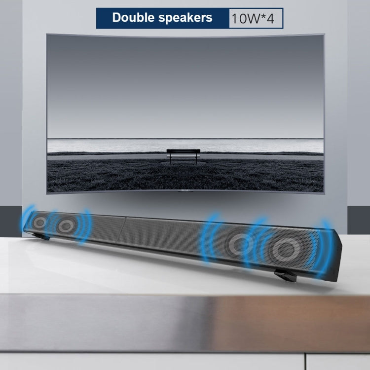 Loa thanh LP-09 (CE0148) dàn âm thanh rạp hát tại nhà Bluetooth không dây với điều khiển từ xa, CE0148 màu đen