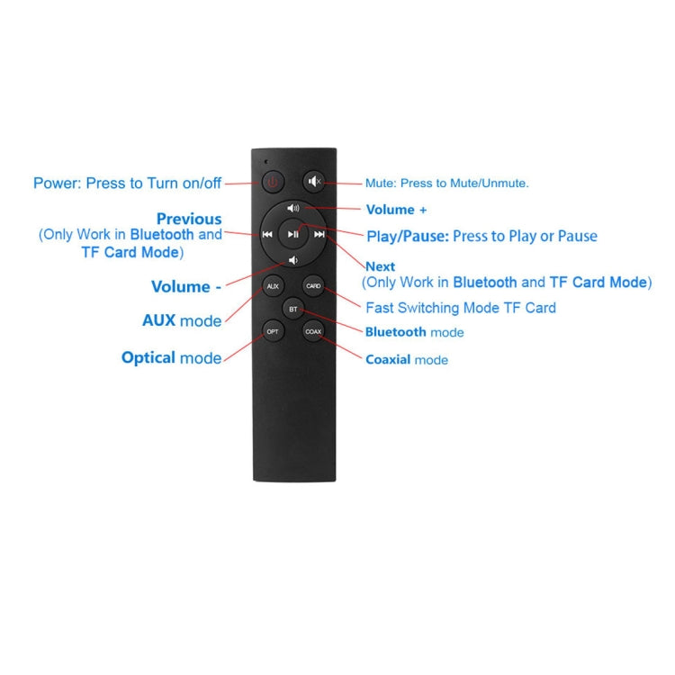 Loa thanh LP-09 (CE0148) dàn âm thanh rạp hát tại nhà Bluetooth không dây với điều khiển từ xa, CE0148 màu đen