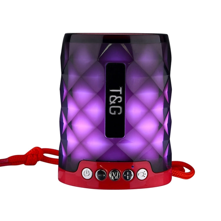 Loa Bluetooth mini di động T&G TG155 Bluetooth 4.2 với đèn màu sắc
