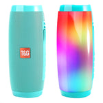 Loa Bluetooth mini di động T&G TG157 Bluetooth 4.2 với đèn màu sắc giai điệu