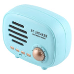 Loa Bluetooth mini retro Q108, hỗ trợ rảnh tay / thẻ TF / ổ đĩa U / FM