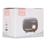 Loa Bluetooth mini retro Q108, hỗ trợ rảnh tay / thẻ TF / ổ đĩa U / FM
