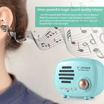 Loa Bluetooth mini retro Q108, hỗ trợ rảnh tay / thẻ TF / ổ đĩa U / FM