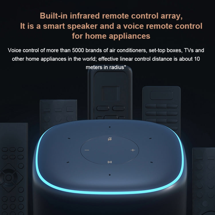 Loa Xiaomi Xiaoai Pro với khoang âm thanh lớn 750mL / Kết nối có dây AUX IN / Combo stereo / Âm thanh DTS chuyên nghiệp / Chip âm thanh Hi-Fi / Điều khiển từ xa hồng ngoại cho thiết bị gia dụng truyền thống / Cổng Bluetooth Mesh, Loa Xiaoai Pro