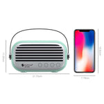 Loa Bluetooth gia đình kiểu dáng mới NewRixing NR-3000 có chức năng gọi rảnh tay, Hỗ trợ thẻ TF & USB & FM & AUX