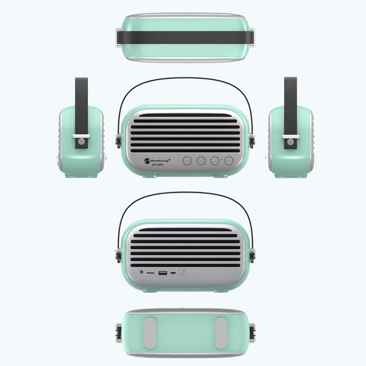Loa Bluetooth gia đình kiểu dáng mới NewRixing NR-3000 có chức năng gọi rảnh tay, Hỗ trợ thẻ TF & USB & FM & AUX