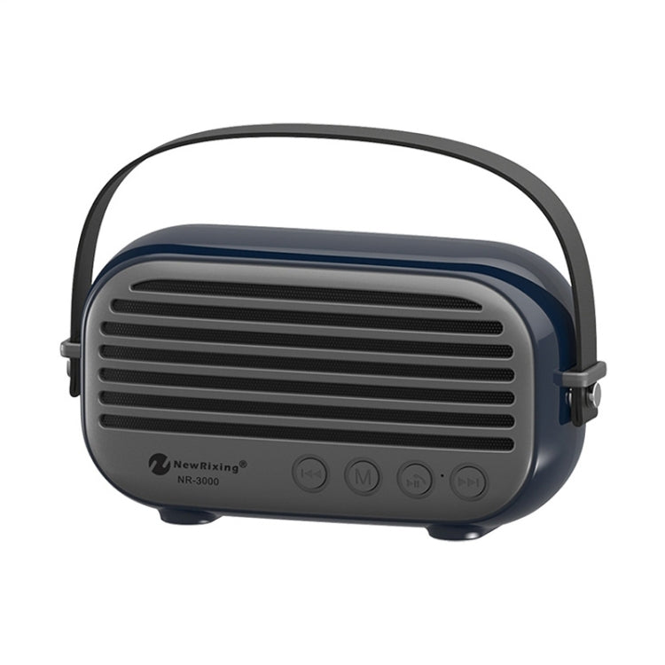 Loa Bluetooth gia đình kiểu dáng mới NewRixing NR-3000 có chức năng gọi rảnh tay, Hỗ trợ thẻ TF & USB & FM & AUX