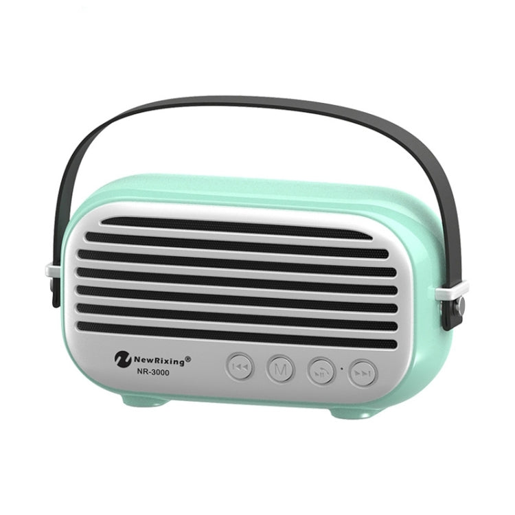 Loa Bluetooth gia đình kiểu dáng mới NewRixing NR-3000 có chức năng gọi rảnh tay, Hỗ trợ thẻ TF & USB & FM & AUX