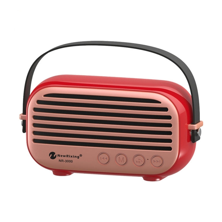 Loa Bluetooth gia đình kiểu dáng mới NewRixing NR-3000 có chức năng gọi rảnh tay, Hỗ trợ thẻ TF & USB & FM & AUX