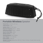 Loa Bluetooth di động ngoài trời NewRixing NR-4019 có chức năng gọi rảnh tay, Hỗ trợ thẻ TF & USB & FM & AUX
