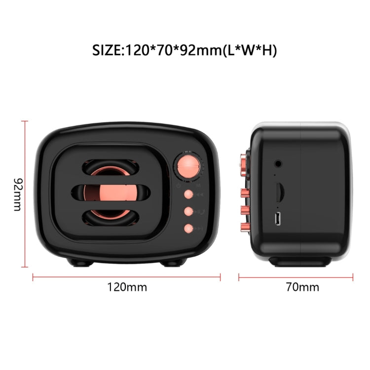 Loa Bluetooth không dây phong cách cổ điển B11 Bluetooth 5.0, hỗ trợ gọi rảnh tay & thẻ TF 32GB & jack âm thanh 3.5mm