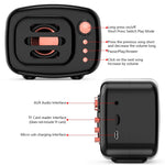 Loa Bluetooth không dây phong cách cổ điển B11 Bluetooth 5.0, hỗ trợ gọi rảnh tay & thẻ TF 32GB & jack âm thanh 3.5mm