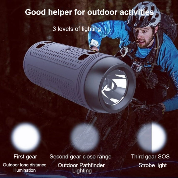 Loa Bluetooth không dây đa chức năng ZEALOT A1 Bass, tích hợp micro, hỗ trợ gọi Bluetooth & AUX & thẻ TF & đèn LED