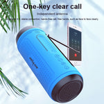 Loa Bluetooth không dây đa chức năng ZEALOT A1 Bass, tích hợp micro, hỗ trợ gọi Bluetooth & AUX & thẻ TF & đèn LED