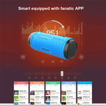 Loa Bluetooth không dây đa chức năng ZEALOT A1 Bass, tích hợp micro, hỗ trợ gọi Bluetooth & AUX & thẻ TF & đèn LED