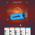 Loa Bluetooth không dây đa chức năng ZEALOT A2 Bass, tích hợp micro, hỗ trợ gọi Bluetooth & AUX & thẻ TF & đèn LED