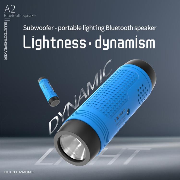 Loa Bluetooth không dây đa chức năng ZEALOT A2 Bass, tích hợp micro, hỗ trợ gọi Bluetooth & AUX & thẻ TF & đèn LED