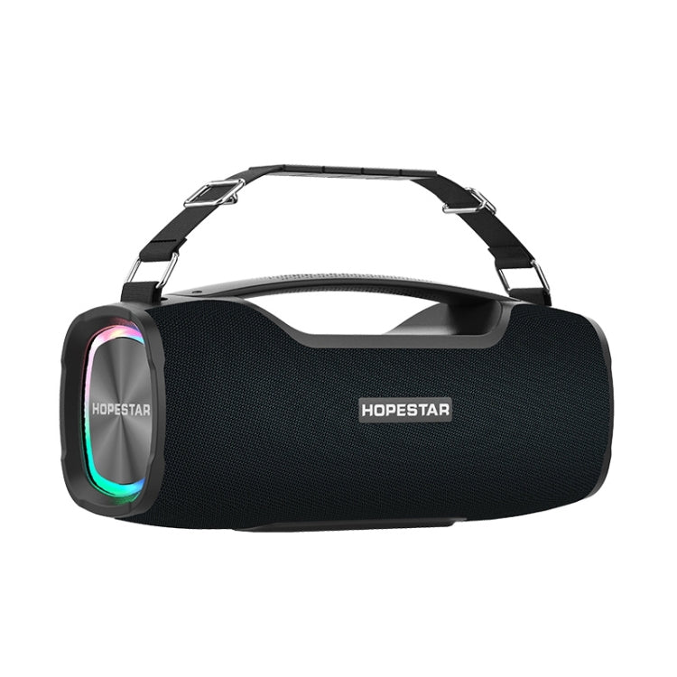 Loa Bluetooth di động ngoài trời HOPESTAR A6X TWS với đèn nhạc nhiều màu, hỗ trợ sạc dự phòng & gọi rảnh tay & ổ đĩa U & thẻ TF & AUX 3.5mm, A6X Đen, A6X Xanh lá
