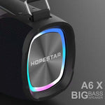 Loa Bluetooth di động ngoài trời HOPESTAR A6X TWS với đèn nhạc nhiều màu, hỗ trợ sạc dự phòng & gọi rảnh tay & ổ đĩa U & thẻ TF & AUX 3.5mm, A6X Đen, A6X Xanh lá