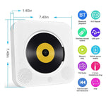 Loa Bluetooth hiển thị kỹ thuật số di động thế hệ thứ hai có đầu CD và điều khiển từ xa, hiển thị kỹ thuật số