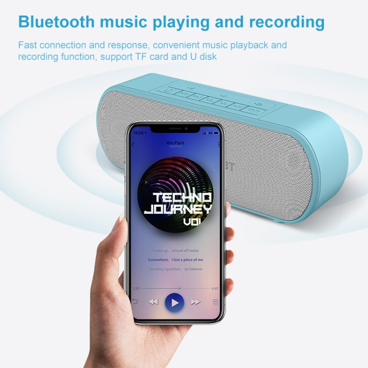 Loa ghi âm nhạc Bluetooth EZCAP 221 hỗ trợ thẻ TF & ổ đĩa U
