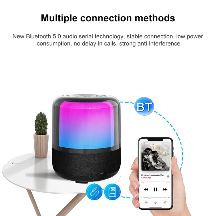 Loa Bluetooth TWS ngoài trời JY-06 60W với đèn nhiều màu và âm lượng lớn
