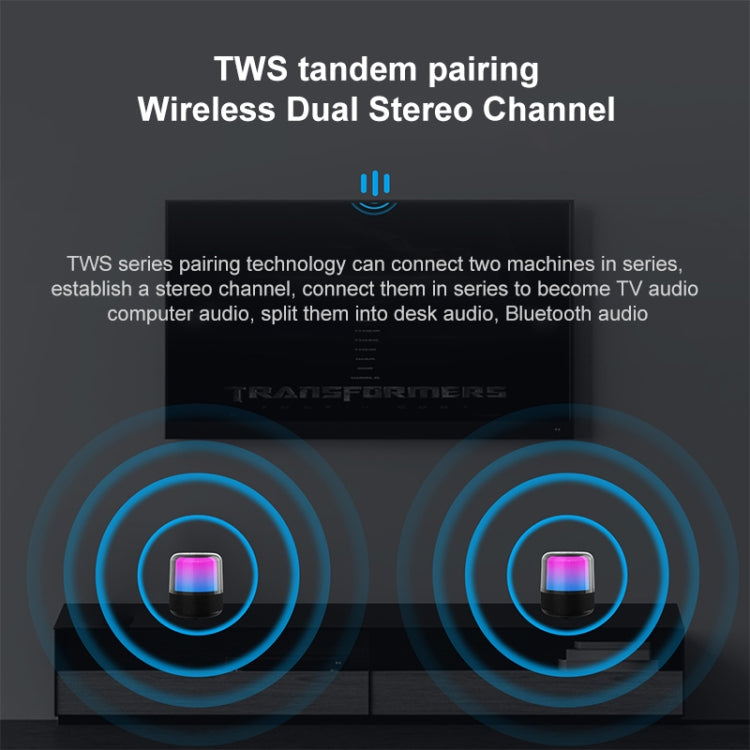Loa Bluetooth TWS ngoài trời JY-06 60W với đèn nhiều màu và âm lượng lớn