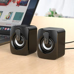 Loa mini để bàn không phát sáng điều khiển bằng dây USB 2.0 A2 cho điện thoại và máy tính