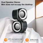 Loa có dây mini âm lượng lớn điều khiển bằng dây USB phiên bản tiêu chuẩn A1, chiều dài cáp: 1.1m, phiên bản tiêu chuẩn