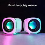 Loa có dây mini âm lượng lớn điều khiển bằng dây USB phiên bản tiêu chuẩn A1, chiều dài cáp: 1.1m, phiên bản tiêu chuẩn