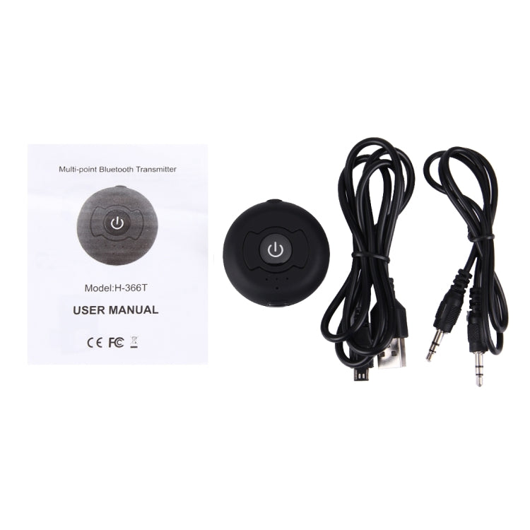 Bộ phát âm thanh Bluetooth 4.0 đa điểm di động H366T cho iPhone, Samsung, HTC, Sony, Google, Huawei, Xiaomi và các điện thoại thông minh khác