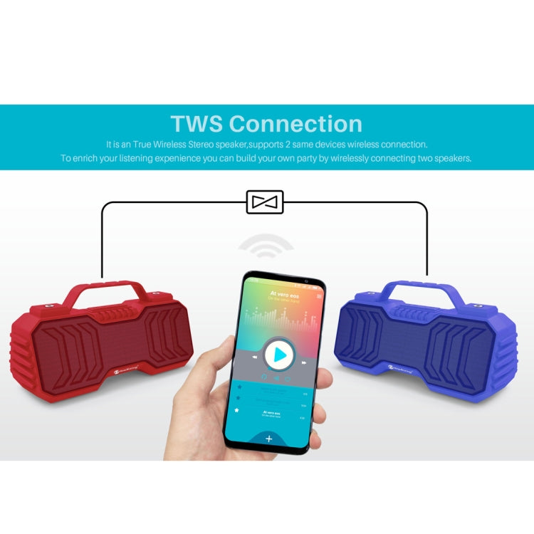 Loa Stereo Bluetooth Không Dây Di Động NewRixing NR-2029 Hỗ Trợ Chức Năng TWS
