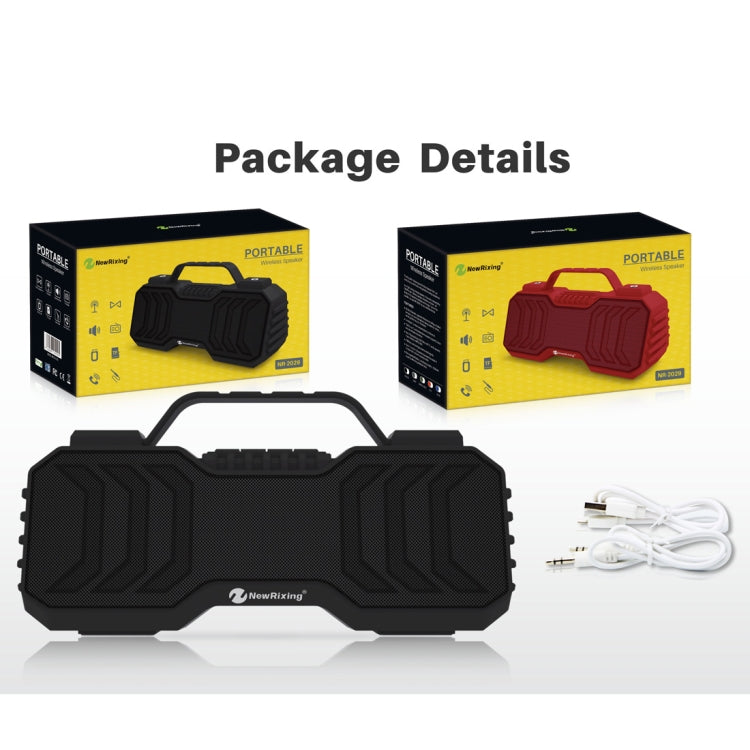 Loa Stereo Bluetooth Không Dây Di Động NewRixing NR-2029 Hỗ Trợ Chức Năng TWS