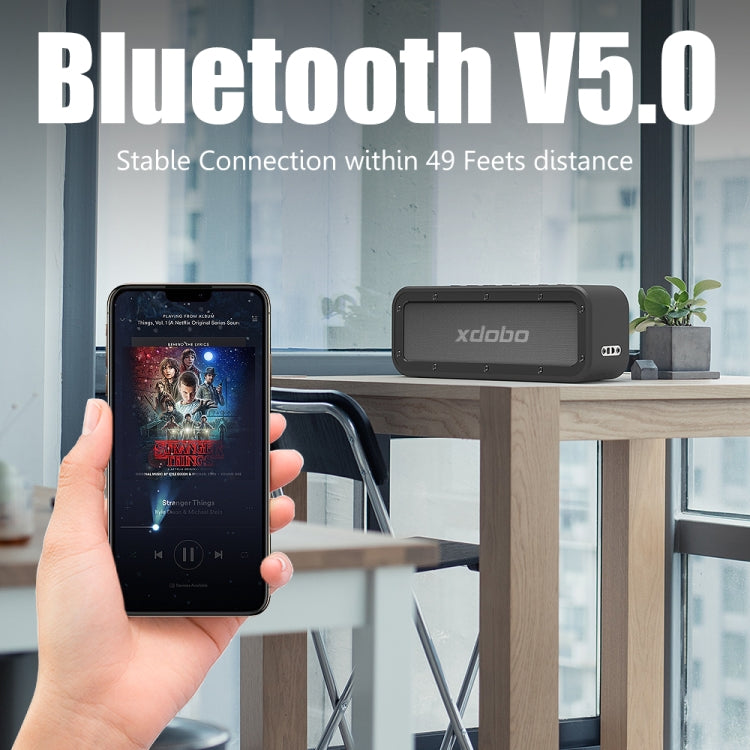 Loa Bluetooth không dây ngoài trời chống nước IPX7 XDOBO Wake 1983