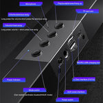 Loa Bluetooth không dây YINDIAO A36 Bluetooth 5.0 Subwoofer thông minh cho máy tính, phiên bản nâng cấp Bluetooth (màu đen)