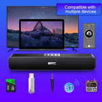 Loa Bluetooth không dây YINDIAO A36 Bluetooth 5.0 Subwoofer thông minh cho máy tính, phiên bản nâng cấp Bluetooth (màu đen)