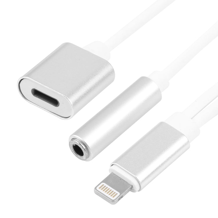 Cáp chuyển đổi sạc 10cm 8 Pin cái & âm thanh 3.5mm cái sang 8 Pin đực, hỗ trợ tất cả hệ điều hành iOS