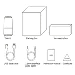 Loa Bluetooth không dây Xiaomi Youpin V03 với đèn màu sắc, hỗ trợ rảnh tay / AUX