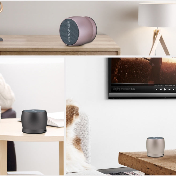 Loa Bluetooth không dây di động mini awei Y500 với âm thanh stereo 3D, mic tích hợp, hỗ trợ thẻ TF / AUX, Y500